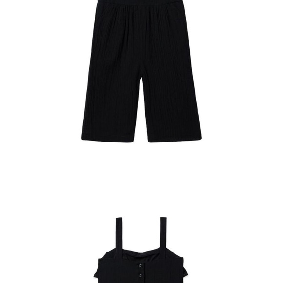 Janie & Jack Ruffle Pom Pom Jumpsuit - Picture 2 of 2